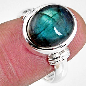 Haute Qualité Labradorite 925 Sterling Argent À Facettes En Gros Pierres Précieuses À La Main Bague En Argent Bijoux Créatrice De Bijoux À La Main - Product Image 3