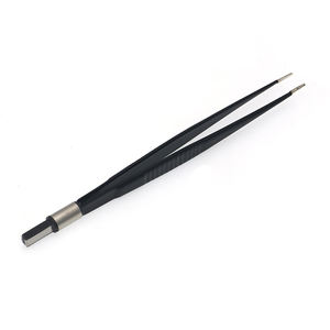 Pinzas bipolares rectas, 180mm, color negro, gran oferta - Product Image 3