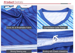 Chemise de football avec logo personnalisé pour hommes Service OEM Vêtements de sport taille personnalisée avec taille adulte Acceptant les motifs d'impression du client - Product Image 6