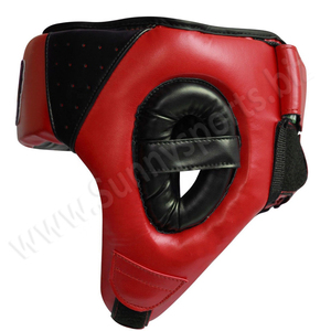 Protector de cabeza duradero personalizado para boxeo, Logo personalizado de cuero Pu, venta al por mayor, 2021 - Product Image 3