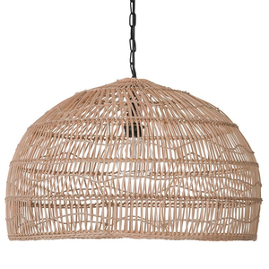 Wholesale Traditional Natural <b>Rattan</b> Lampshade <b>Pendant</b> <b>Light</b> Transparent Shade for Living Room Bedroom Cafe-Direct Vietnam - Product Image 1