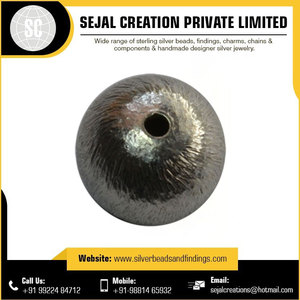 Création de perles unies Sejal en argent sterling Connecteurs et composants de bijoux - Product Image 3