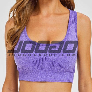 Sujetadores deportivos sin costuras de alto impacto inalámbricos con cremallera frontal para mujer con copas nuevas - Product Image 1