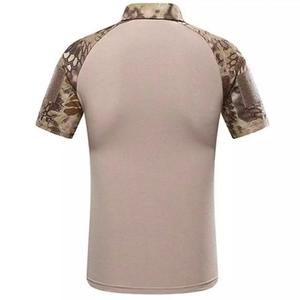 เสื้อยืดกอล์ฟผู้ชายพิมพ์ลายพรางแขนสั้นสำหรับโปโลที่ระบายอากาศได้ถักทอแบบสบายๆจากคอลเลกชันบังคลาเทศ - Product Image 3