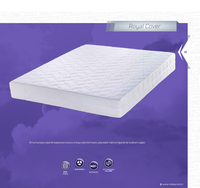Matelas orthopédique en mousse à mémoire de forme Nano Cover - Design contemporain, anti-bactérien, hypoallergénique, rafraîchissant, housse amovible, usage hospitalier