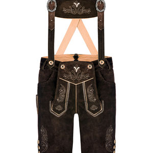 Lederhose เสื้อผ้าบาวาเรียสำหรับผู้ชาย,Trachten คุณภาพสูง Kurz Lederhose หนังแท้พร้อมโลโก้ที่กำหนดเอง - Product Image 1