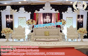 Qiao — scène de mariage asiatique, décor de réception de mariage élégant, scène UK, nouveau Design - Product Image 4