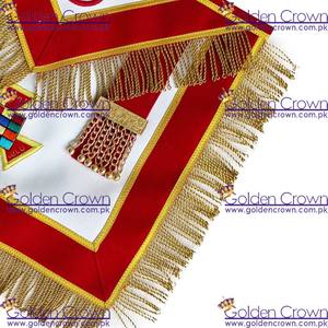 Arche royale maçonnique Grand grand prêtre tablier couronne lingot brodé à la main | Fournisseur de tablier maçonnique Regalia - Product Image 5