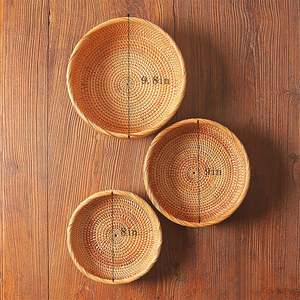 Corbeille de fruits en rotin de style vintage de haute qualité - Product Image 4