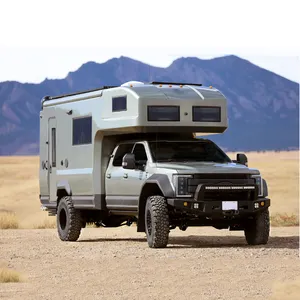 Autocaravana de Lujo F550 de Fibra de Vidrio y Camioneta 4x4 para Acampar y Viajar al Aire Libre en <span class=keywords><strong>Venta</strong></span> - Product Image 1