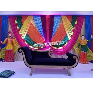 Statues FRP Bhangra pour mariage Punjabi, multicolores, personnalisées, légères, sur le thème du Punjabi, en fibre, statue culturelle, vente pour événements en Irlande - Product Image 1
