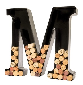 ที่วางจุกไวน์แบบกําหนดเองโลหะ Monogram ตัวอักษรหนาตัวอักษร M ผู้ผลิตโรงงานขายตรงขั้นต่ําขั้นต่ํา - Product Image 3