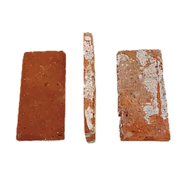 Wholesale Outdoor Garden Handmade Solid Thin Paving Antique Fire Red Clay Decorative Bricks Exterior Wall Building Cladding