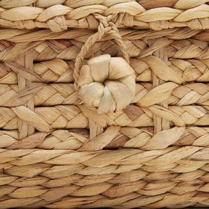 กระเป๋าสะพายไหล่สำหรับผู้หญิงลายผักตบชวาถัก2022งานฝีมือแบบทันสมัยผ้าแคนวาสสำหรับวันชายหาด - Product Image 3