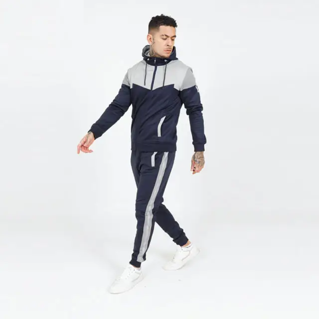 Custom Siebdruck Herren Baumwolle Trainings anzug Herren Casual Athletic Sweat Anzüge für Herren Jogging anzüge Sets