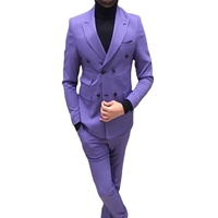Costume Homme Slim Fit de Turquie, Directement de l'Usine - Costume Ajusté 3 Pièces (Gilet, Veste, Pantalon) Tailles 46-56 en Stock