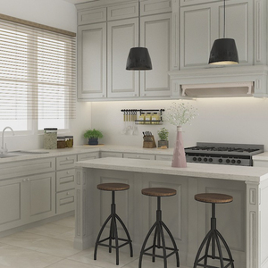 Modern Enterenprise Wooden Top Bar <b>Stools</b> Metal Frame <b>Adjustable</b> <b>Height</b> Solid Wood Construction 4-Year Warranty Kitchen Counter - Product Image 4