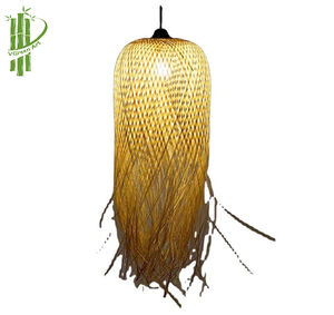 สินค้าแฮนด์เมดไม้ไผ่และหวายธรรมชาติในเวียดนามโคมไฟ Shade รุ่นใหม่ - Product Image 3