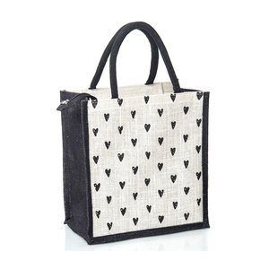 Bolsa de yute hecha a mano con cremallera y Asa multiusos de diseñador elegante, la última bolsa de Yute natural con características biodegradables a la venta - Product Image 5