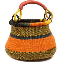 Panier de rangement Bolga Galaximex GS 1010 de haute qualité en jonc de mer naturel, couleur et taille personnalisables, design multifonctionnel, Vietnam