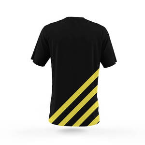 เสื้อยืดสีดำของผู้ชายเสื้อยืดผ้าฝ้าย100% สำหรับผู้ชายดีไซน์ทันสมัยชุดลำลองสั่งตัด - Product Image 2