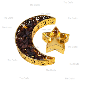 ถาดช็อคโกแลตสำหรับเสิร์ฟวันที่กำหนดเองถาดโลหะอิสลามสำหรับเดือนรอมฎอนพิเศษ - Product Image 1