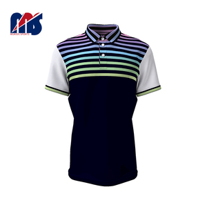 Polo con etiqueta de golf para hombre liso de alta calidad con diseño personalizado al por mayor para hombre deportivo, camisa informal con cuello abotonado bordado - Product Image 3