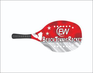 Raquettes de tennis de plage sur mesure, face de 20 mm, poids de 310-330 g, longueur de 50 cm, poignée en fibre de carbone et filet en fibre de verre carbone - Product Image 6