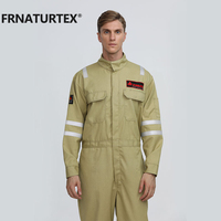 FRNATURTEX Combinaison de travail de sécurité pour électricien personnalisée en aramide, vêtements de travail en coton, uniforme de travail industriel pour hommes