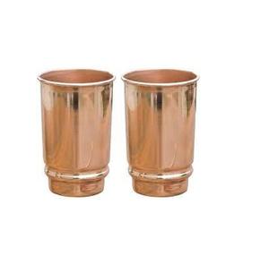 Verre à eau et à jus en cuivre, de qualité supérieure, taille moyenne, martelés, meilleur poli, pour bac à eau - Product Image 6