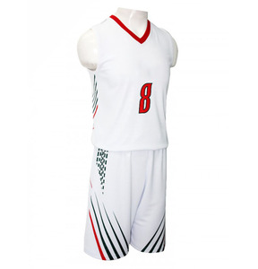 Wholesale Best Quality Custom Sublimation Print Basketball Uniform Professional Set Breathable Plus Size 100% Polyester - Product Image 6