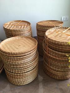 Cesta Redonda Plana de Bambú para Lavar Verduras - Precio Económico desde Vietnam - Product Image 3