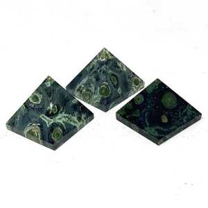 Vente en gros de pyramide de cristal de jaspe Kambaba de haute qualité polie Feng Shui pierre précieuse d'amour améthyste naturelle sélénite décoration de la maison - Product Image 3