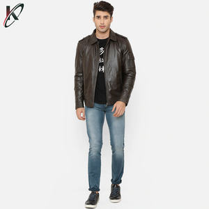 Chaquetas de invierno para hombre Abrigo de piel personalizado de buena calidad con cuello levantado Abrigos de moda cálidos finos - Product Image 4