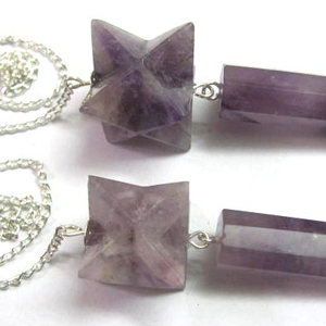 Compre en Línea Péndulos de Amatista Merkaba: Péndulos de Amatista Merkaba en Venta - Product Image 1