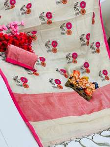 Vente en gros à bas prix de vêtements de travail ethniques Saree Party Wear Wear Wedding Women Wear avec chemisier Georgette Heavy Embroidery Sequence - Product Image 4