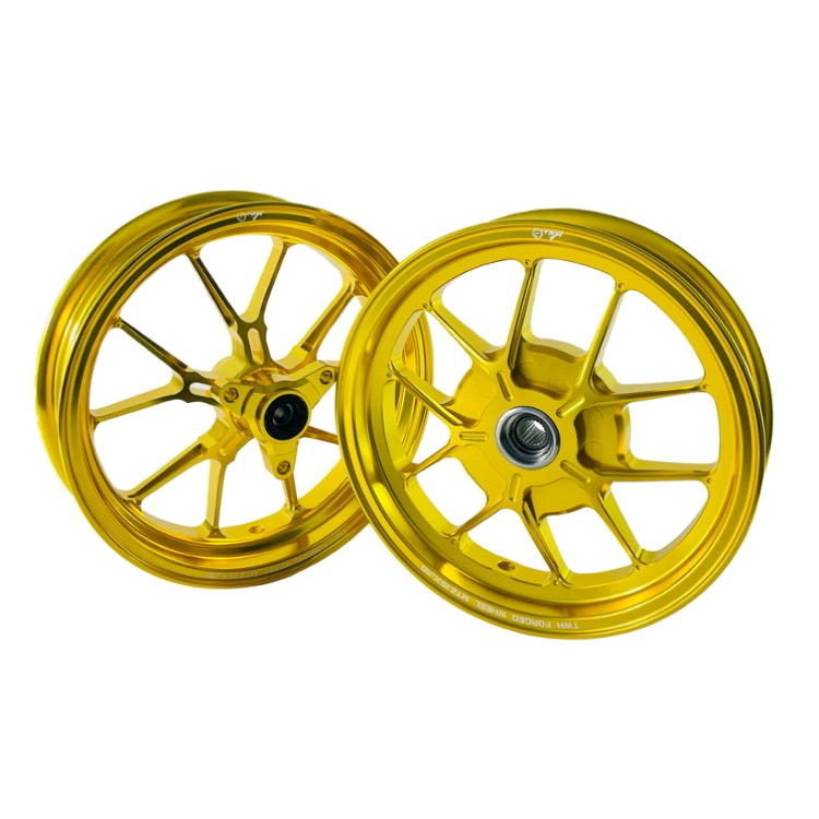 TWH ZX AF35 Forge 10 Inch Motorcycle Sport Wheel Rim Set for