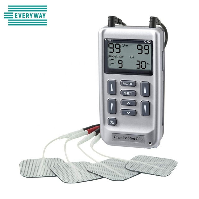 EM-6300 Portable Physical Therapy Equipment EMS TENS Machine with 5-Year Warranty for Home Pain Relief and Muscle Strengthening