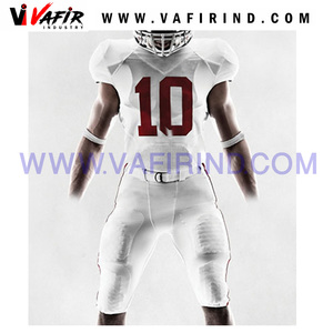 Uniforme de fútbol americano personalizado al por mayor transpirable conjuntos de talla grande con impresión por sublimación - Product Image 6