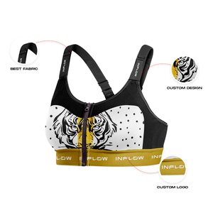 สปอร์ตบราเปิดหลังแบบซับลิเมชันสำหรับใส่เล่นกีฬาเสื้อชั้นในแฟชั่นใหม่ - Product Image 4