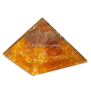 Pyramide en cristal de quartz naturel, pierre énergétique de guérison, sculptée et gravée pour la méditation, le Reiki, la décoration intérieure, cadeau spirituel, bouddhisme - Product Image 6