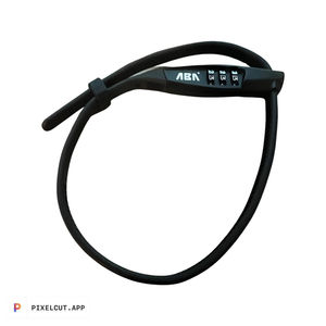 Cerradura de cable para casco de bicicleta, combinación de 3 dígitos, fabricante OEM - Product Image 1