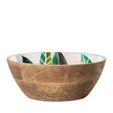 Juego de cuencos de madera con estampado, cuenco con estampado de búho - Product Image 4