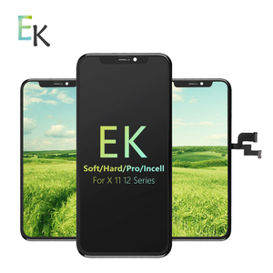 หน้าจอ OLED Incell EK LCD แบบนิ่มและแข็งสำหรับ iPhone X XR XS Max 11 11 Pro 12 Mini 12 11 13 Pro Max ชุดจอแสดงผลระบบสัมผัส LCD - Product Image 1