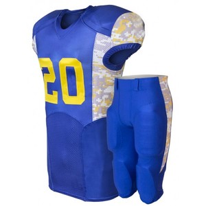 Camiseta de Fútbol Americano Sublimada Personalizada para Adultos, Cuello en V, Malla Transpirable, 100% Poliéster, Impresión de Números de Equipo, Sin Mangas, 220g - Product Image 4