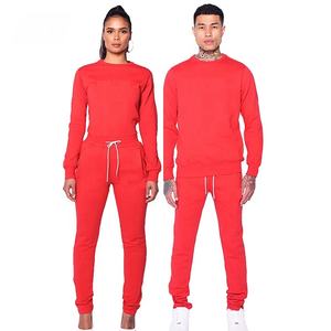 Sudaderas con cuello de moda Unisex de fabricante de calidad, chándales para correr para hombre, conjunto de chándales de talla grande para mujer para invierno - Product Image 1