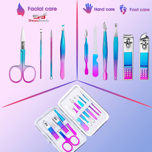 16pcs Multi-Color Personal <b>Nail</b> Care Tool Cutter Beauty Pedicure <b>Kits</b> Manicure Set 7pcs Model Stainless Steel <b>Nail</b> Clippers <b>Gel</b> - Product Image 6