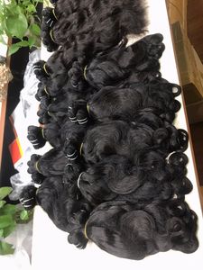 Style de corps ondulé de trame de cheveux humains vierges non traités de tendance chaude avec la qualité Remy de traitement chimique teint - Product Image 3