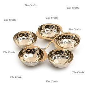 ชามตกแต่งดีไซน์สวยที่สุด ทำจากสแตนเลสและทองเหลือง สำหรับใส่ผลไม้ เหมาะสำหรับงานแต่งงานและร้านอาหาร - Product Image 5