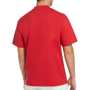 T-shirts homme en coton bio bordeaux, coupe ample, manches courtes, impression personnalisée OEM 200g, produits en promotion - Product Image 3